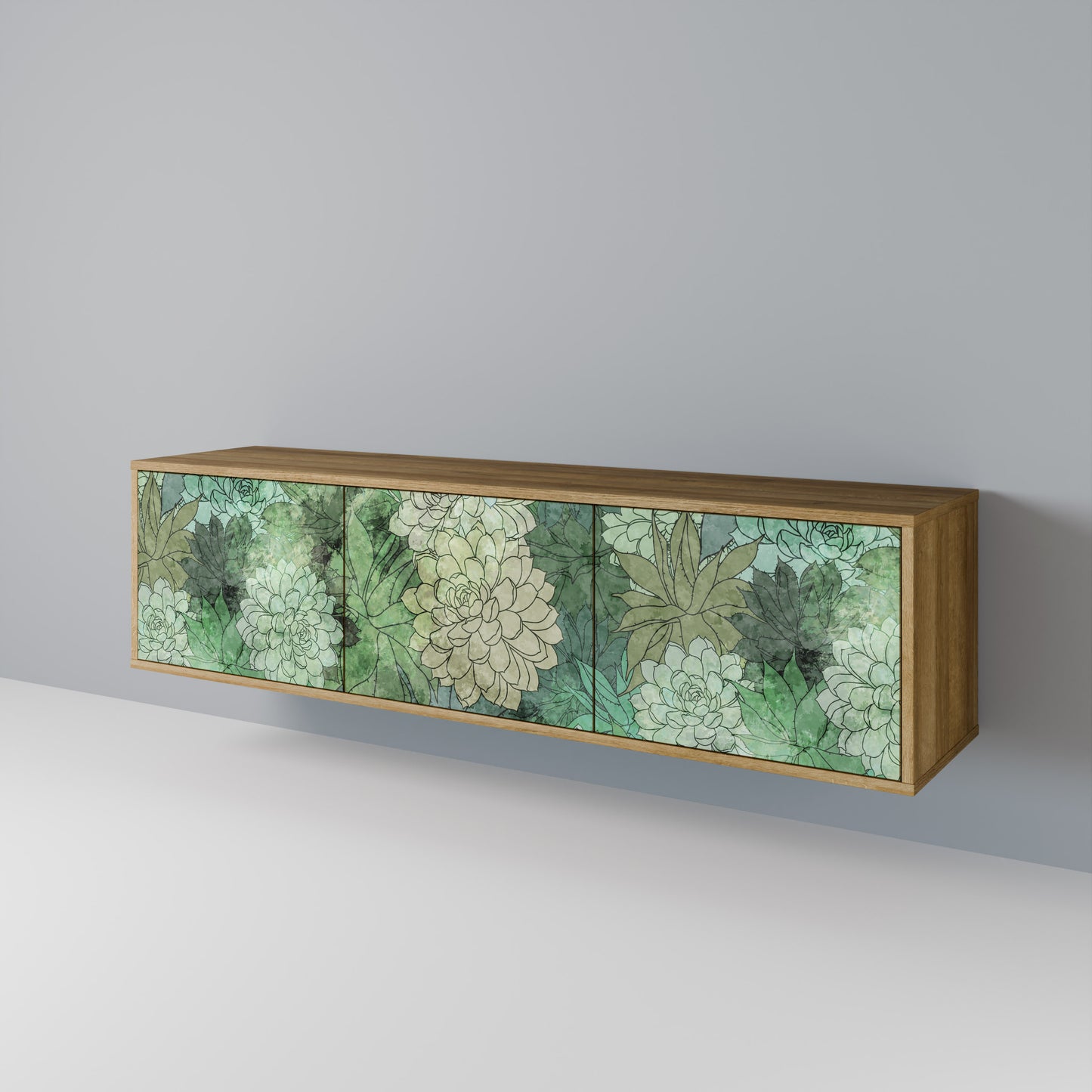 SUCCULENT CLUSTER Móvel de TV de 3 Portas
