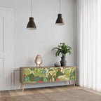 SUCCULENTS KALEIDOSCOPE Móvel de TV com 3 Portas em Efeito Carvalho