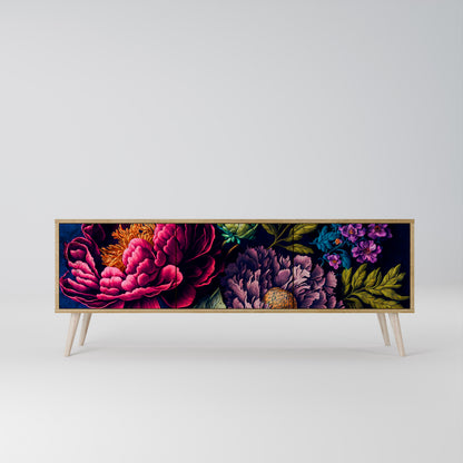 BLOOMING ELEGANCE Móvel de TV de 3 Portas