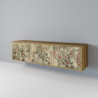 HERBAL GRACE Móvel de TV com 3 Portas em Efeito Carvalho