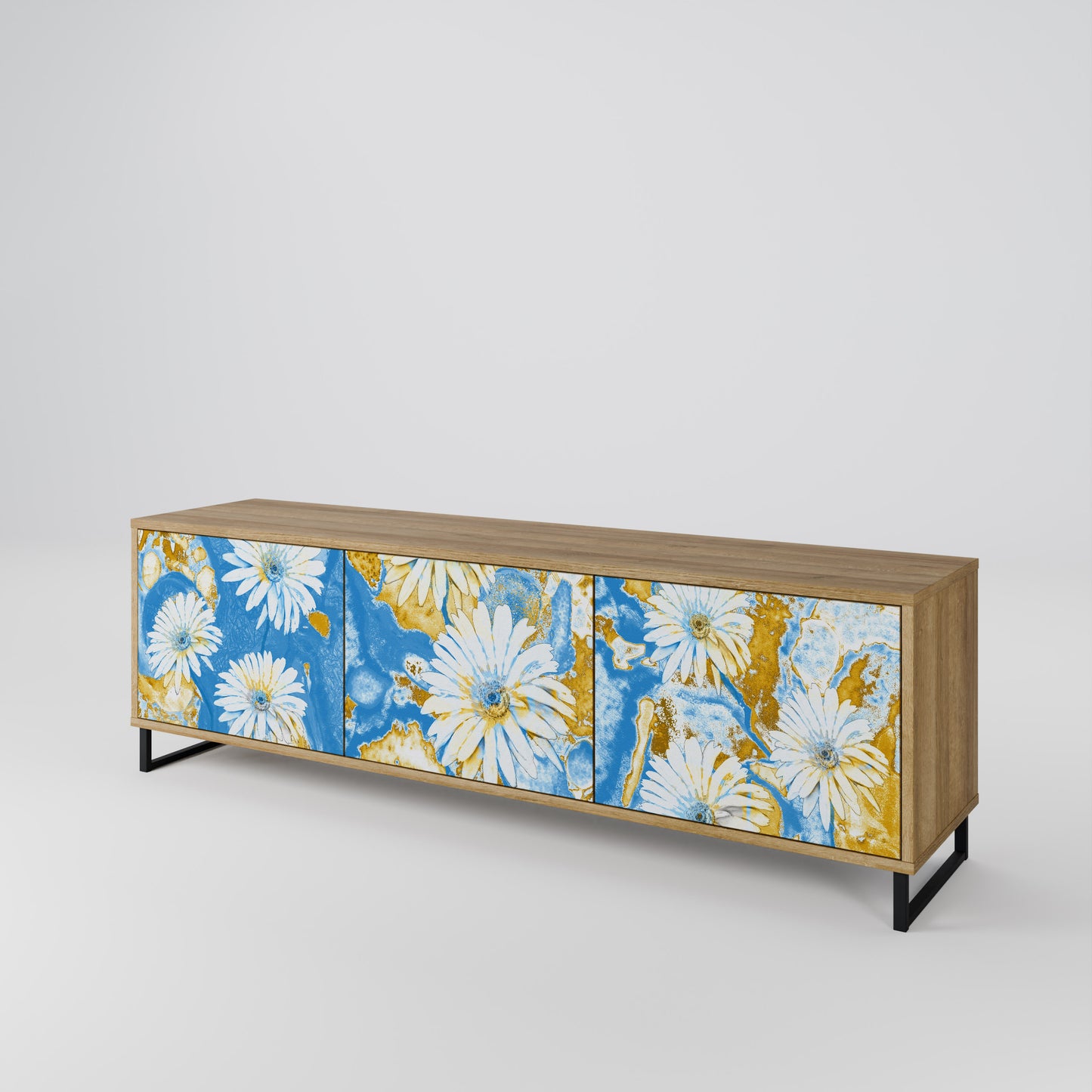 DAISY LUXE Móvel de TV de 3 Portas