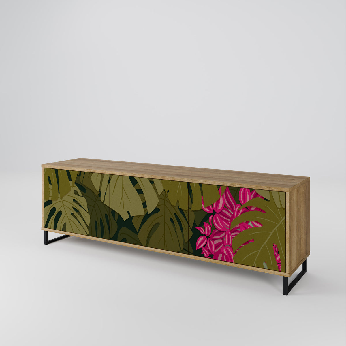 TROPICAL BEAUTY Móvel de TV de 3 Portas