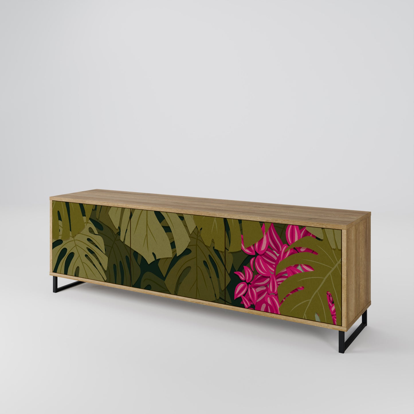 TROPICAL BEAUTY Móvel de TV de 3 Portas