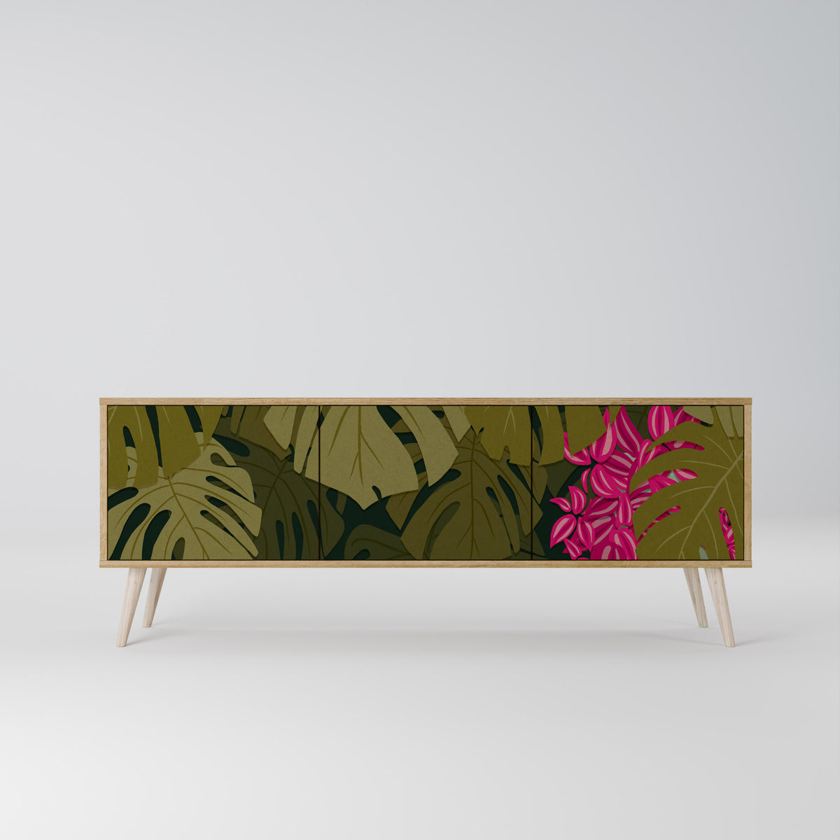 TROPICAL BEAUTY Móvel de TV de 3 Portas