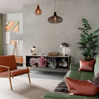 PURE BLOSSOM Móvel de TV com 3 Portas em Efeito Carvalho