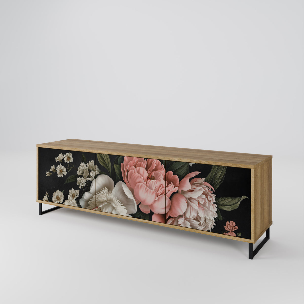 LUSH ELEGANCE Móvel de TV de 3 Portas