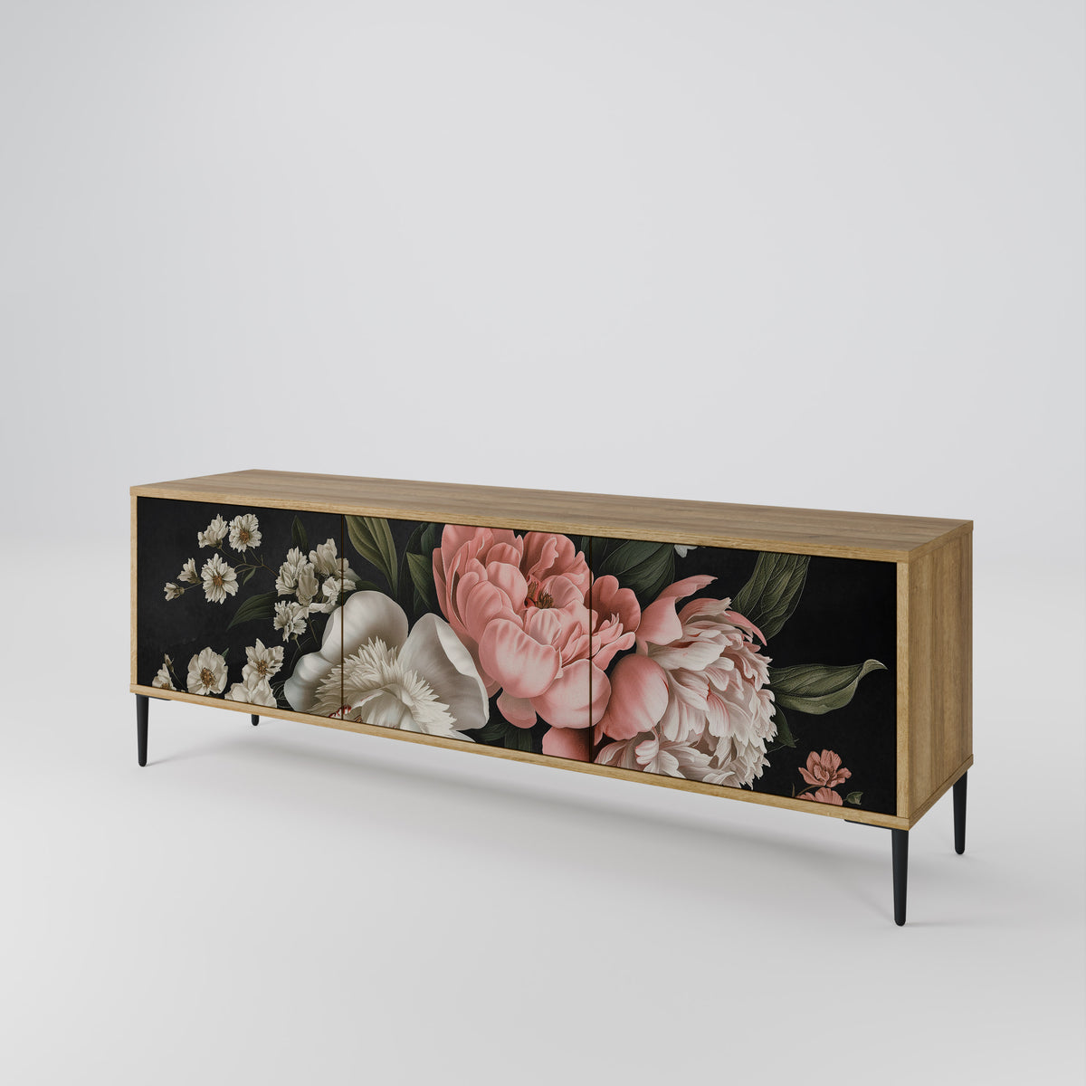LUSH ELEGANCE Móvel de TV de 3 Portas