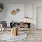 LUSH ELEGANCE Móvel de TV com 3 Portas em Efeito Carvalho