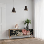 LUSH ELEGANCE Móvel de TV com 3 Portas em Efeito Carvalho