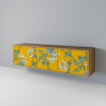 YELLOW CHINOISERIE Móvel de TV de 3 Portas