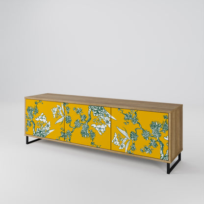 YELLOW CHINOISERIE Móvel de TV de 3 Portas