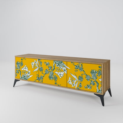YELLOW CHINOISERIE Móvel de TV de 3 Portas