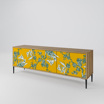 YELLOW CHINOISERIE Móvel de TV de 3 Portas