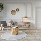 SOFTEN POPPY Móvel de TV com 3 Portas em Efeito Carvalho