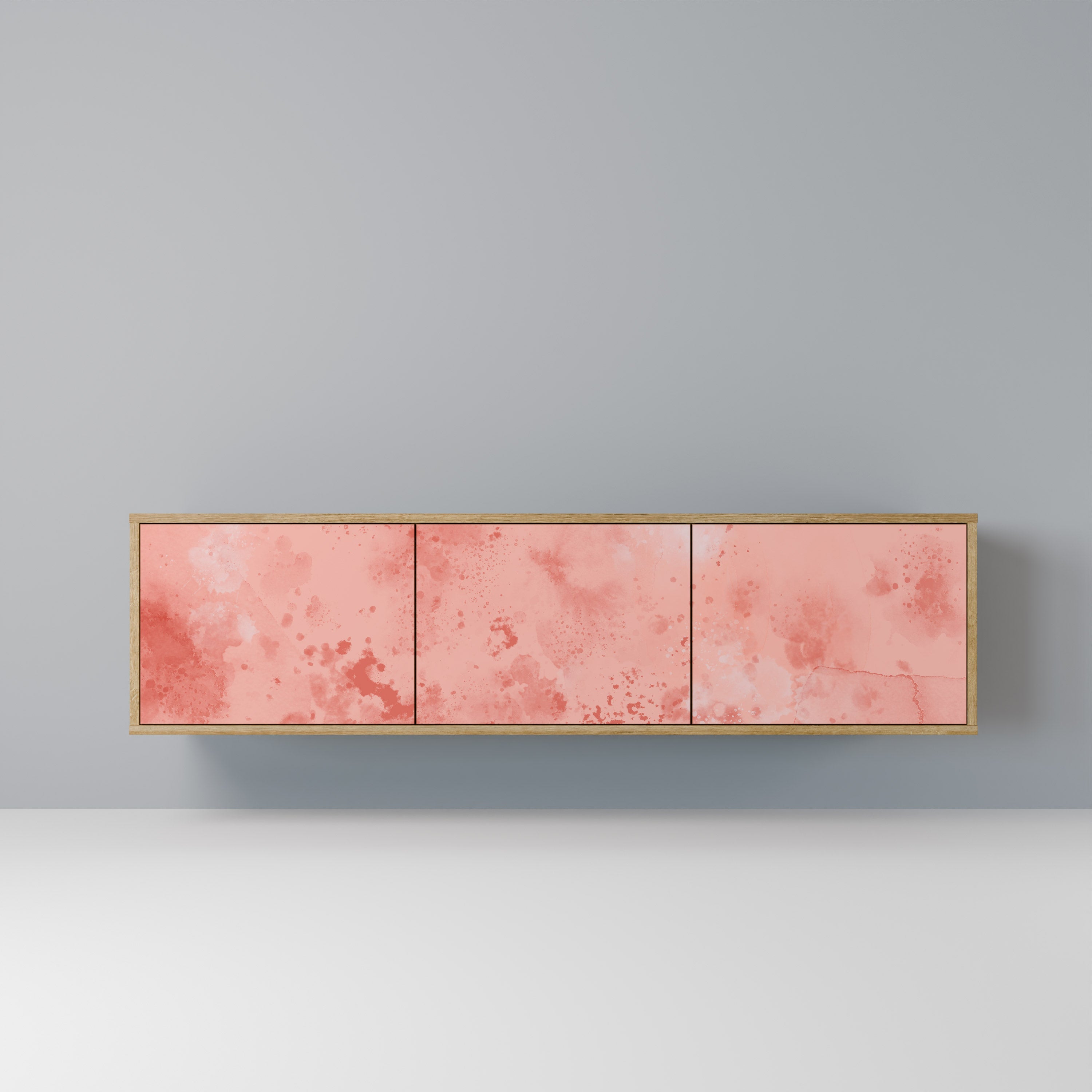 CRANE DANCE Móvel de TV com 3 Portas em Efeito Carvalho