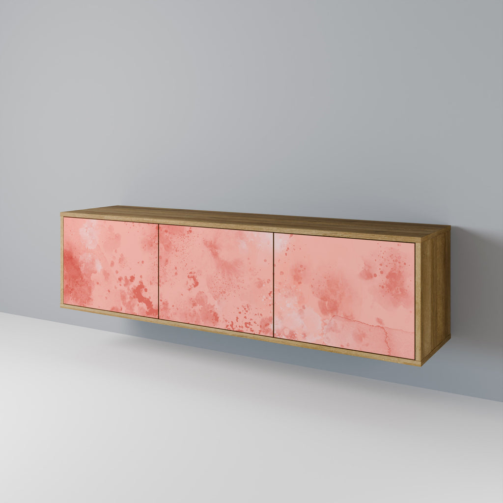 CRANE DANCE Móvel de TV com 3 Portas em Efeito Carvalho