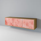 CRANE DANCE Móvel de TV com 3 Portas em Efeito Carvalho