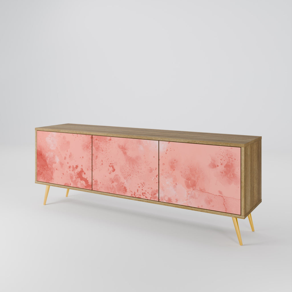 CRANE DANCE Móvel de TV com 3 Portas em Efeito Carvalho