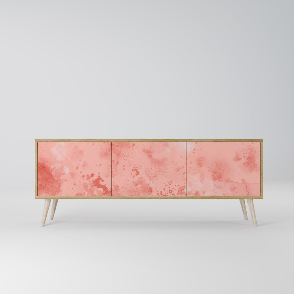 CRANE DANCE Móvel de TV com 3 Portas em Efeito Carvalho