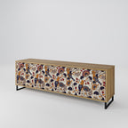 EMINENT HOOPOE Móvel de TV com 3 Portas em Efeito Carvalho