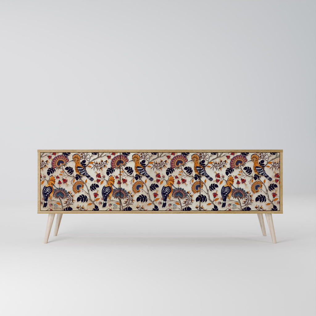 EMINENT HOOPOE Móvel de TV com 3 Portas em Efeito Carvalho