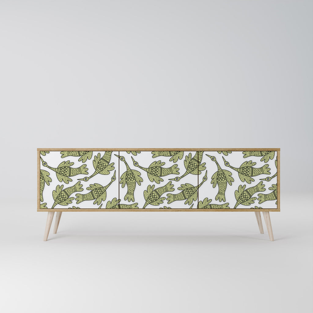 SEEDLING SONGBIRD Móvel de TV com 3 Portas em Efeito Carvalho