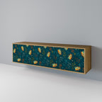 AUTUMN INSECTS Móvel de TV com 3 Portas em Efeito Carvalho