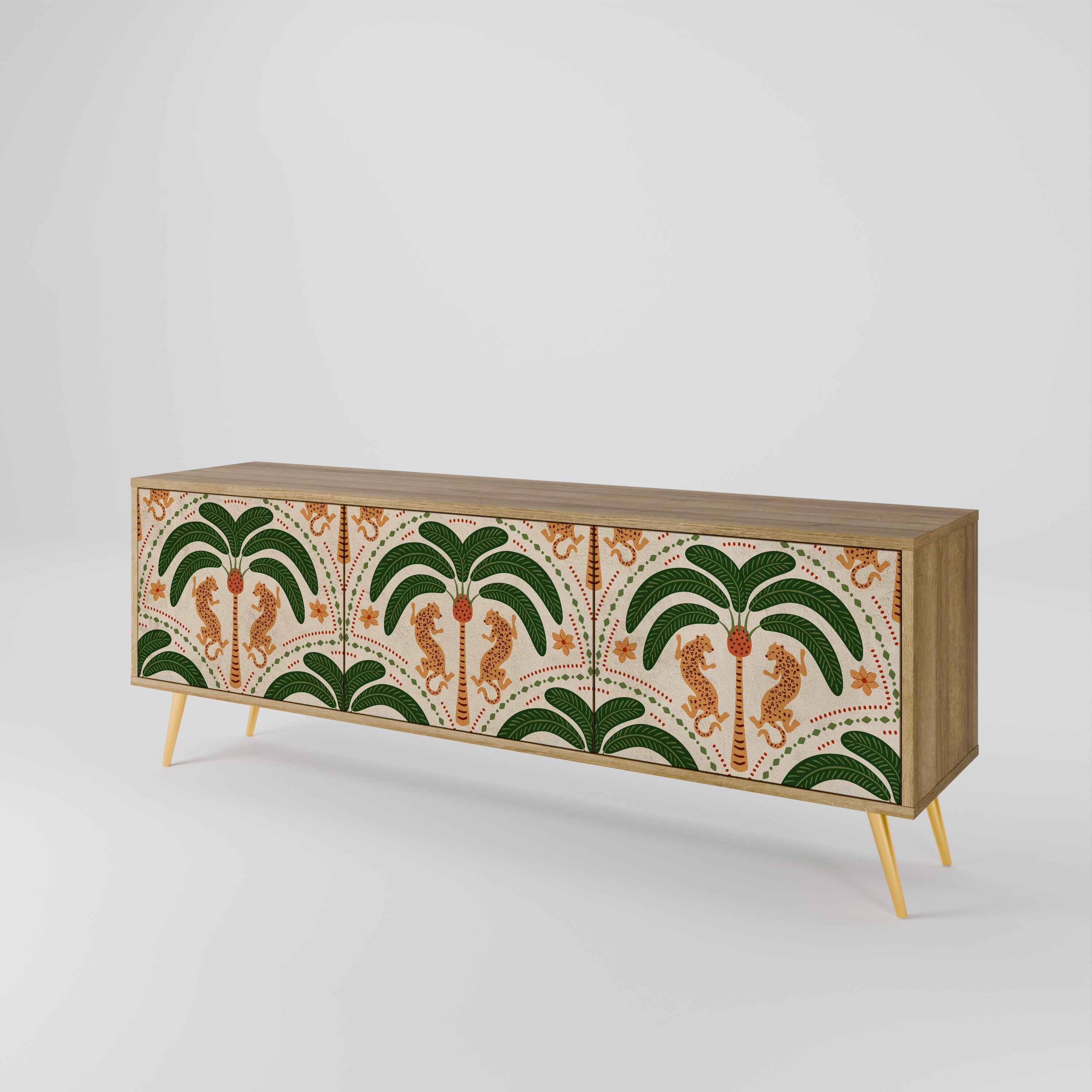 DANCING PREDATORS Móvel de TV de 3 Portas