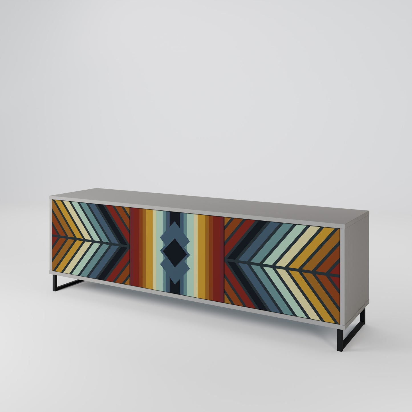 INDIGENOUS ZIGZAG Móvel de TV de 3 Portas
