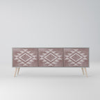 MARVEL MOSAIC Móvel de TV com 3 Portas em Acabamento Cinzento