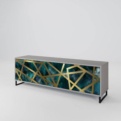 THE LABYRINTH OF GOLD 3-Door TV Cabinet