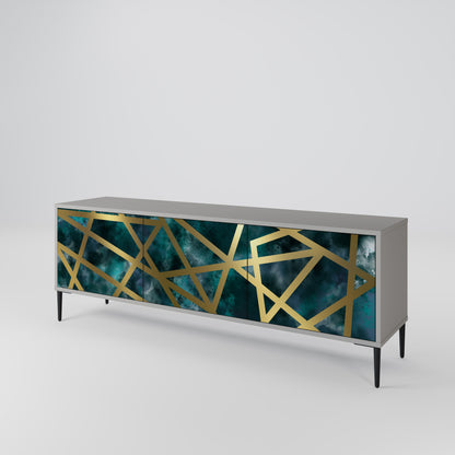 THE LABYRINTH OF GOLD 3-Door TV Cabinet