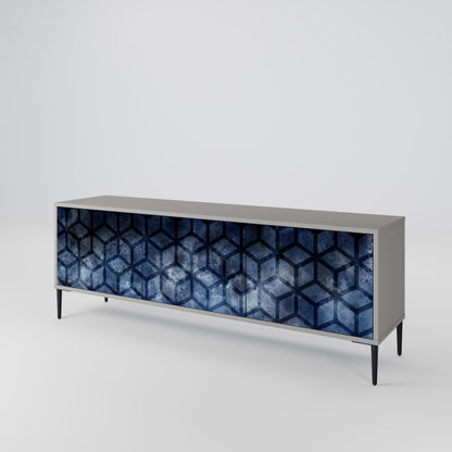 CUBIC MIST 3-Door TV Cabinet