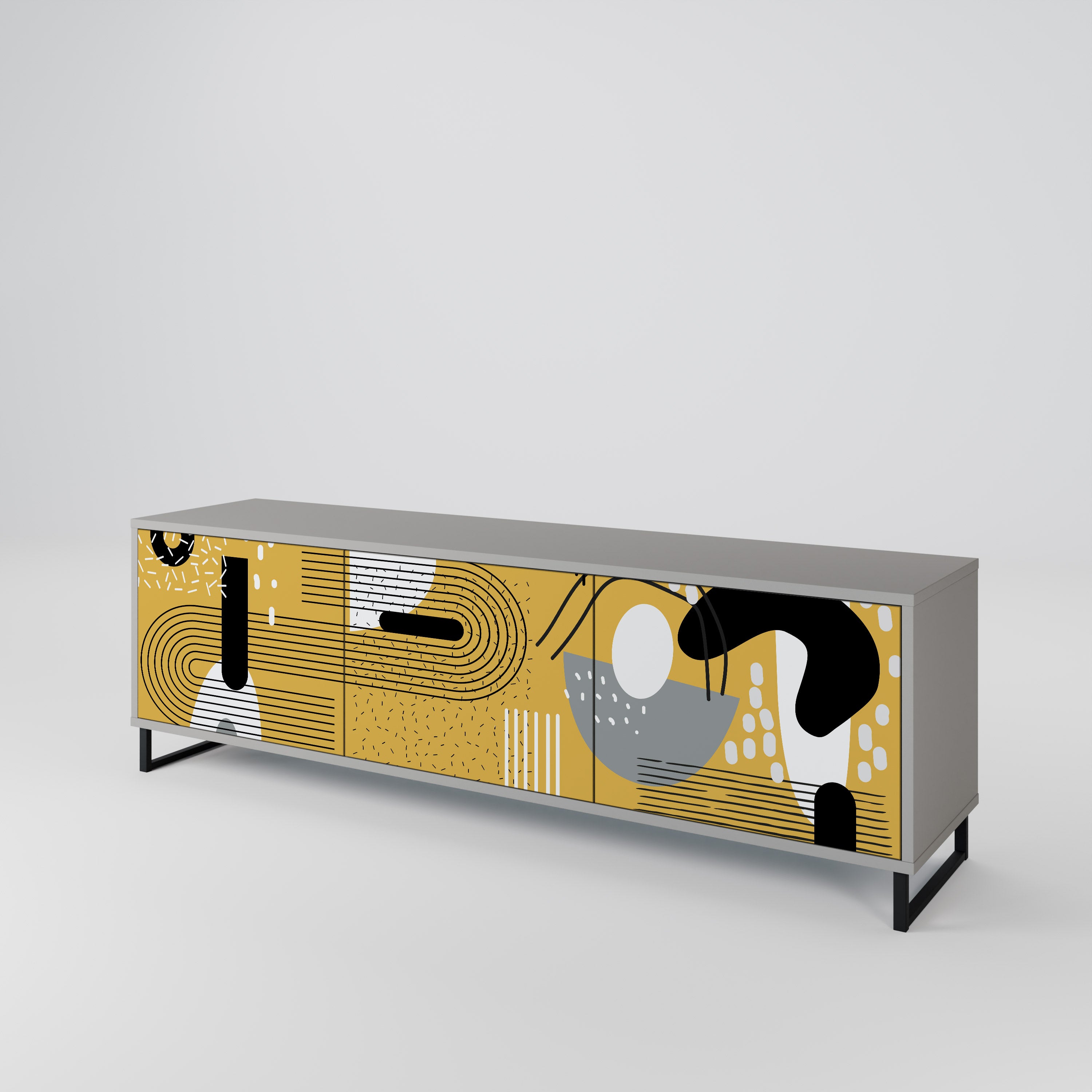 SHAPESHIFT SYMPHONY 3-Door TV Cabinet