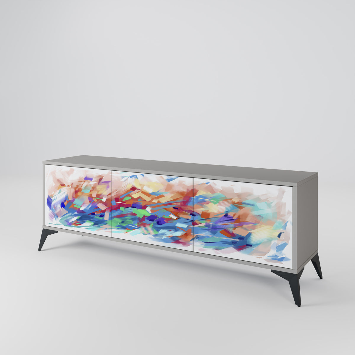FINESSE MASH-UP 3-Door TV Cabinet