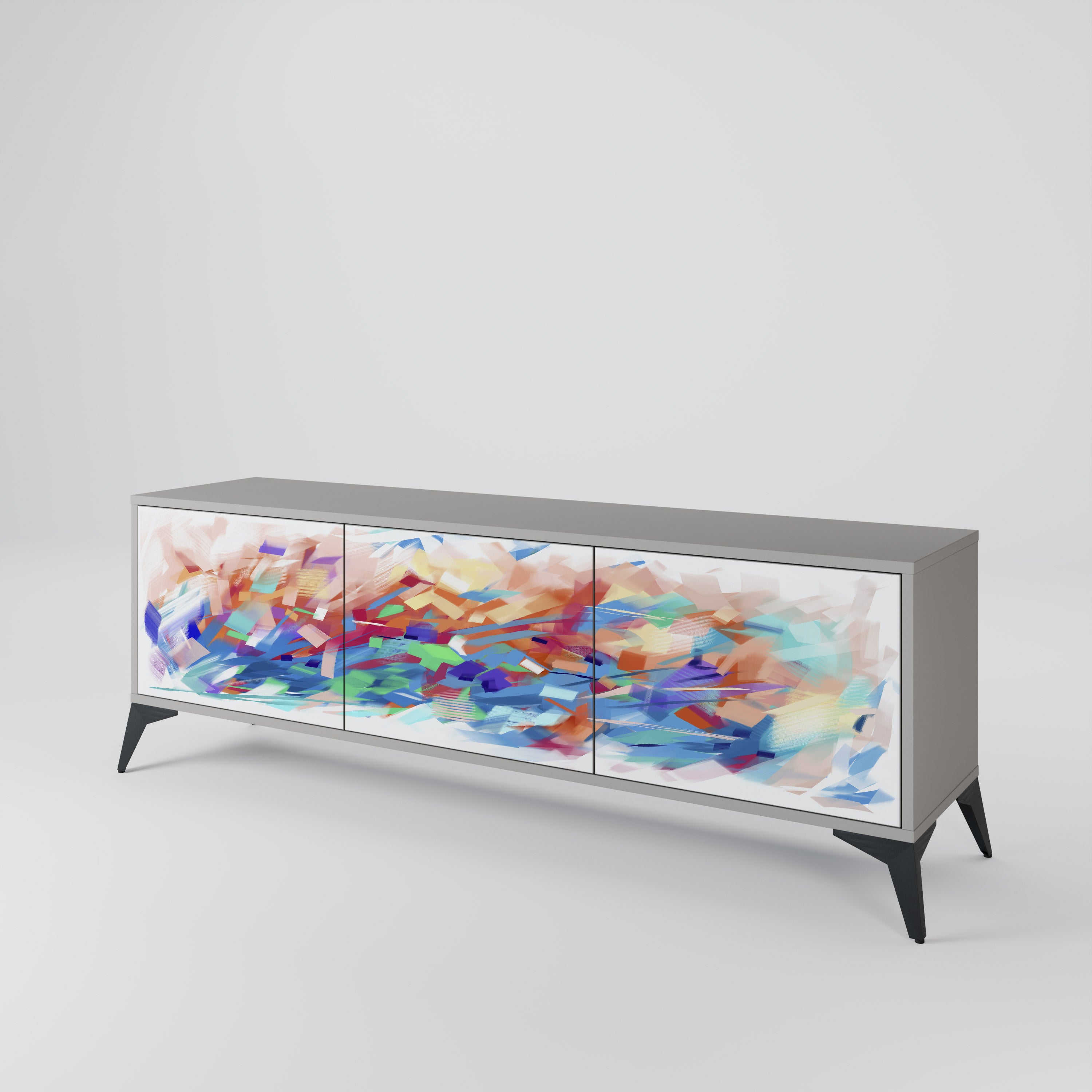 FINESSE MASH-UP 3-Door TV Cabinet
