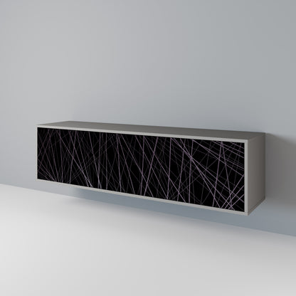 SHIMMER SPIDERGRAM 3-Door TV Cabinet