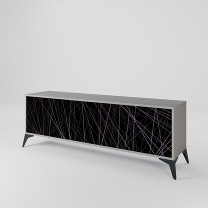 SHIMMER SPIDERGRAM 3-Door TV Cabinet