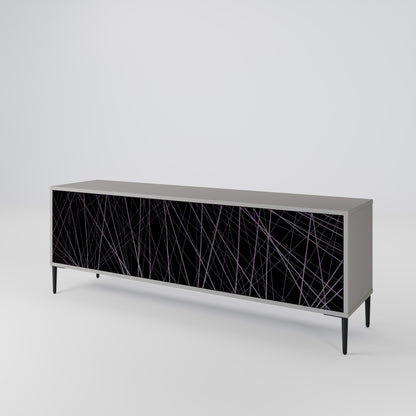 SHIMMER SPIDERGRAM 3-Door TV Cabinet