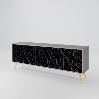 SHIMMER SPIDERGRAM 3-Door TV Cabinet