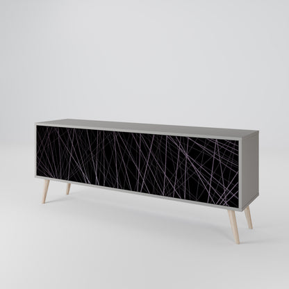 SHIMMER SPIDERGRAM 3-Door TV Cabinet
