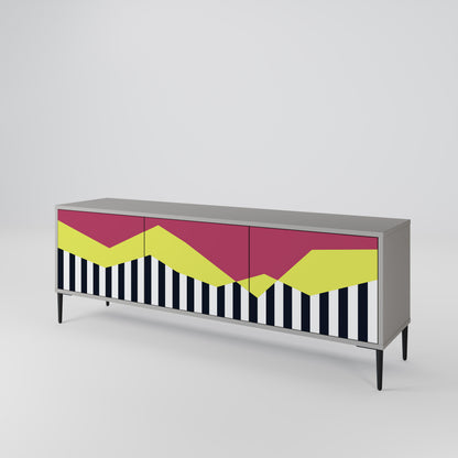 PIANO FANTASY Móvel de TV de 3 Portas
