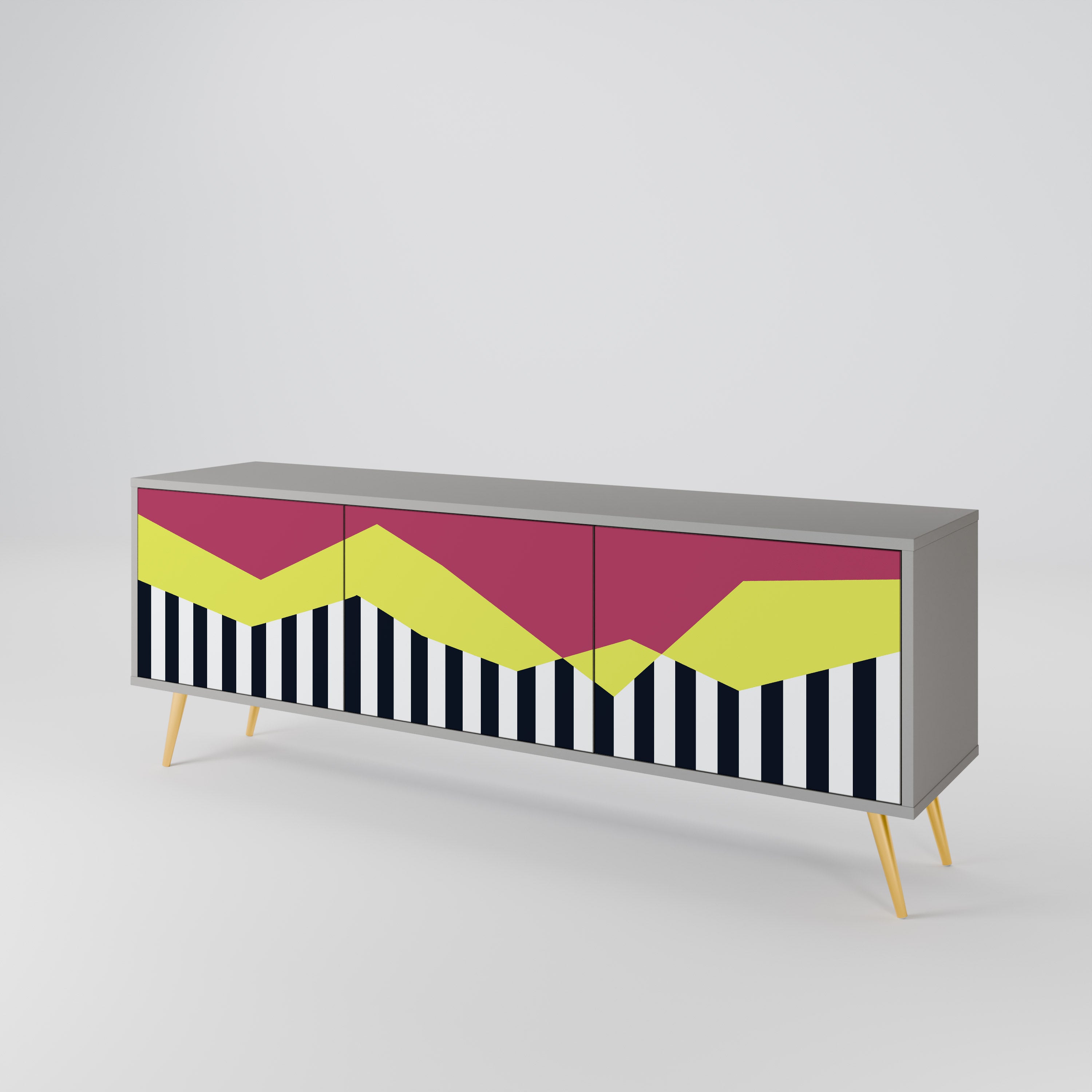 PIANO FANTASY 3-Door TV Cabinet