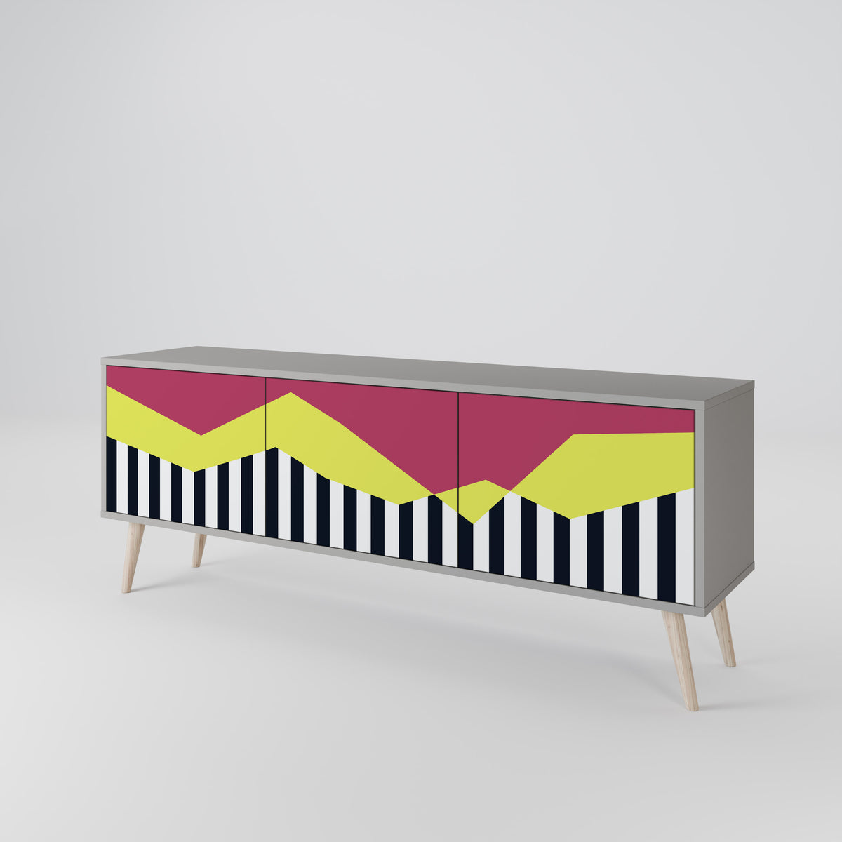 PIANO FANTASY Móvel de TV de 3 Portas