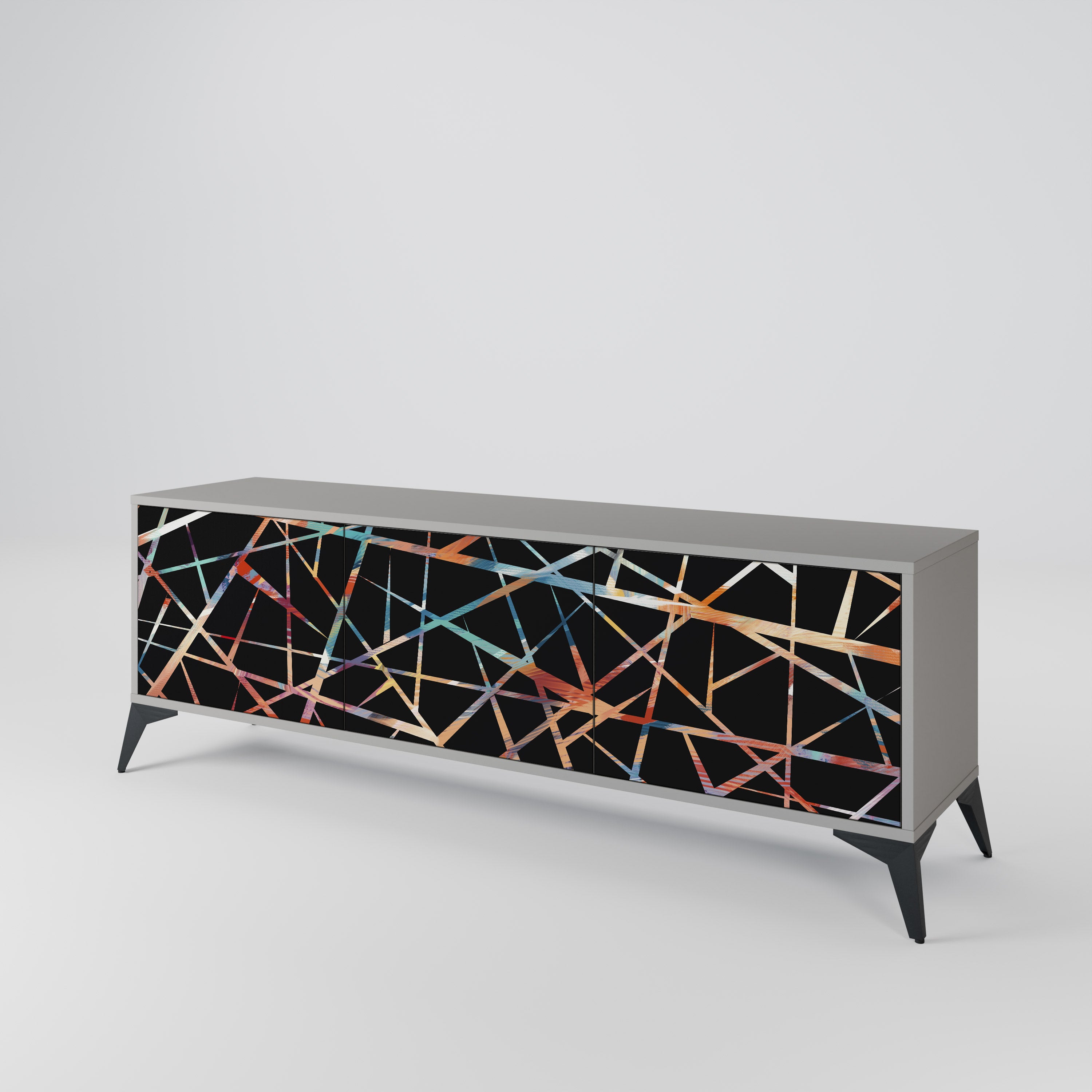 POLYGON VERVE 3-Door TV Cabinet