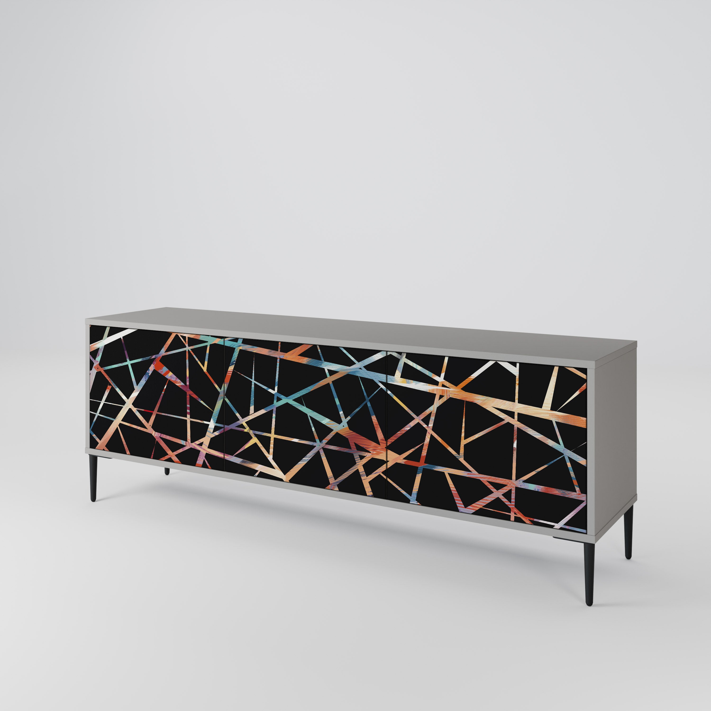 POLYGON VERVE 3-Door TV Cabinet