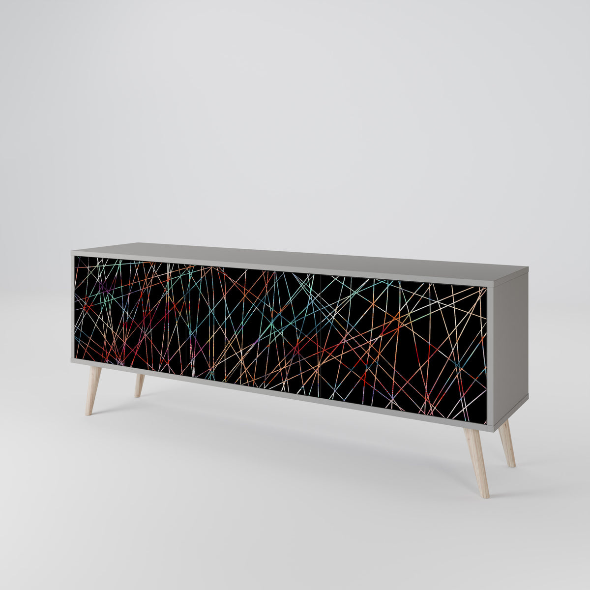 LUMINOUS SNARE Móvel de TV de 3 Portas