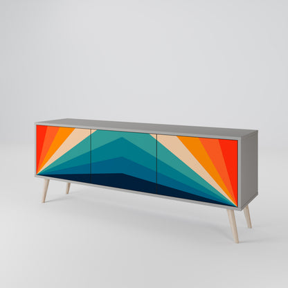 PRISM CONCUSSION Móvel de TV de 3 Portas