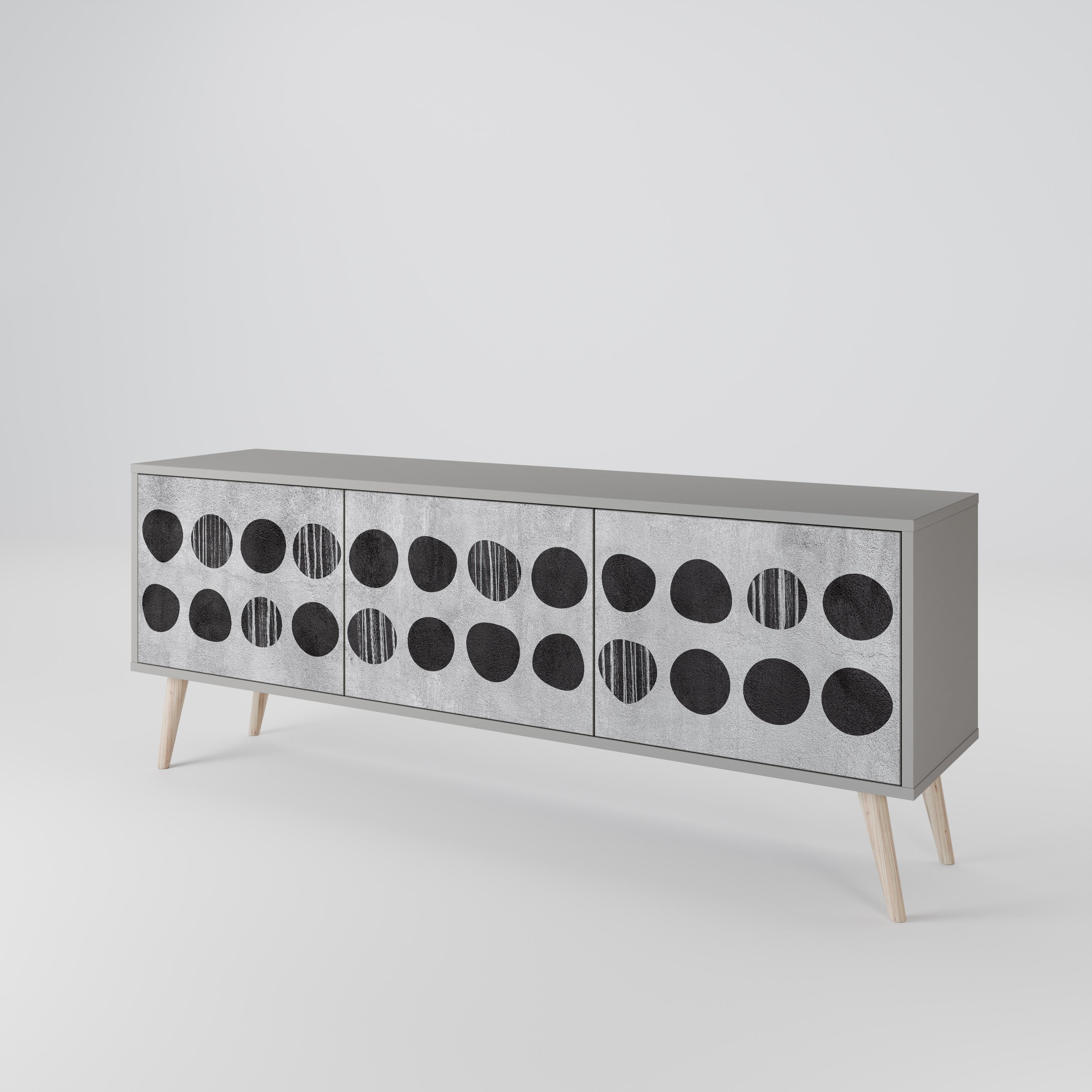 GHOSTLY GRADIENTS 3-Door TV Cabinet