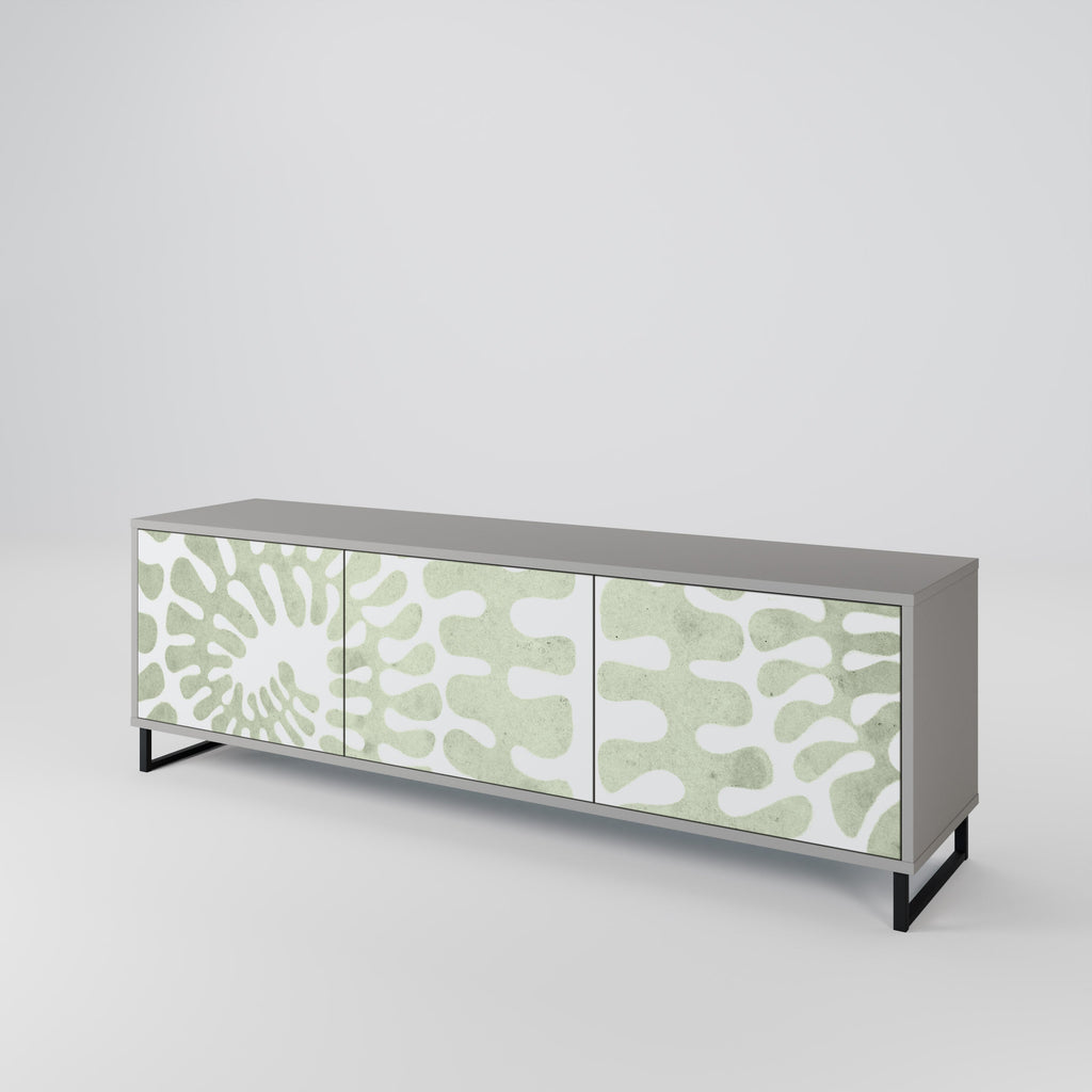 HELIX DANCE Móvel de TV com 3 Portas em Acabamento Cinzento